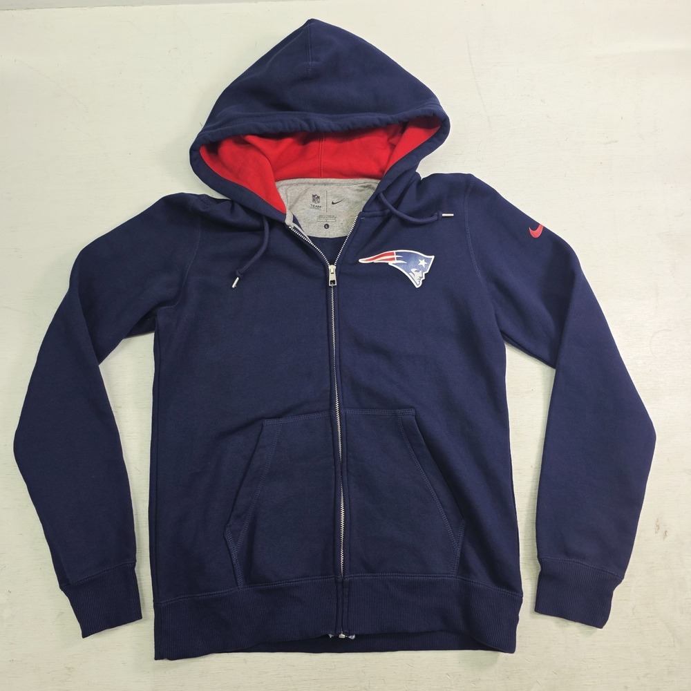 NFL New England Patriots‎ Nike Sideline Full Zip Hoodie Jacket Youth Boys L EUC